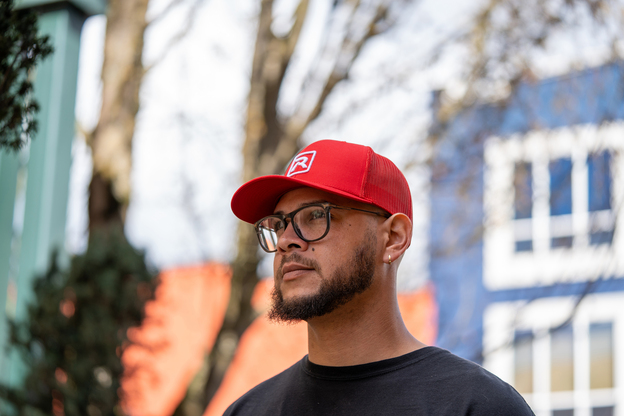 Man wearing a hat