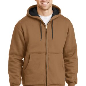 CornerStone® - Heavyweight Full-Zip Hooded Sweatshirt with Thermal Lining. CS620