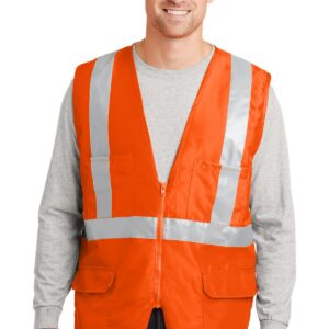 CornerStone® - ANSI 107 Class 2 Mesh Back Safety Vest. CSV405