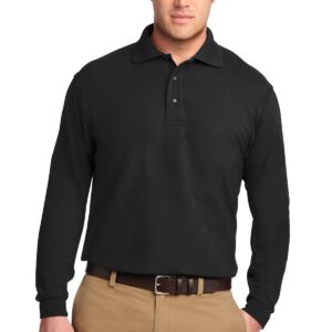 Port Authority® Tall Silk Touch™ Long Sleeve Polo. TLK500LS